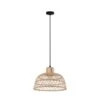 EGLO Suspension Ausnby En Bois, Naturel -Paulmann || Hera Soldes 3032767