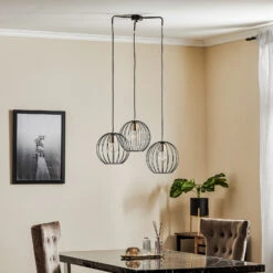 Suspension Albio 3, à 3 Lampes En Noir -Paulmann || Hera Soldes 3071014 2