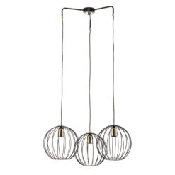 Suspension Albio 3, à 3 Lampes En Noir -Paulmann || Hera Soldes 3071014 3