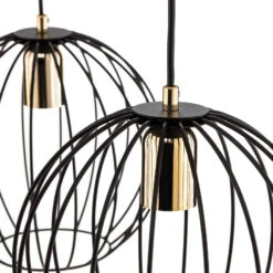 Suspension Albio 3, à 3 Lampes En Noir -Paulmann || Hera Soldes 3071014 6