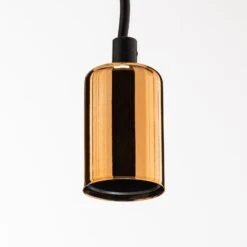 Suspension Spark 5 à 5 Lampes, Noire-cuivrée -Paulmann || Hera Soldes 3071097 3