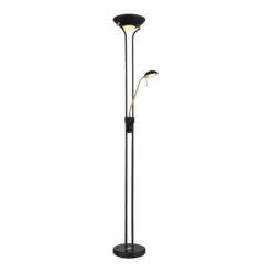 Globo Lampadaire Leonas Laiton/noir -Paulmann || Hera Soldes 4015673 1