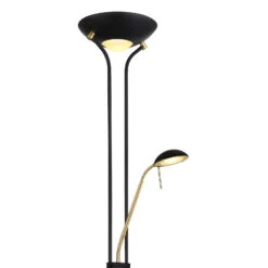 Globo Lampadaire Leonas Laiton/noir -Paulmann || Hera Soldes 4015673 3