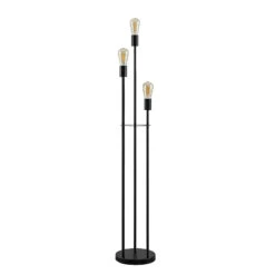 Lindby Fefy Lampadaire, Noir, à 3 lampes -Paulmann || Hera Soldes 4018369 3