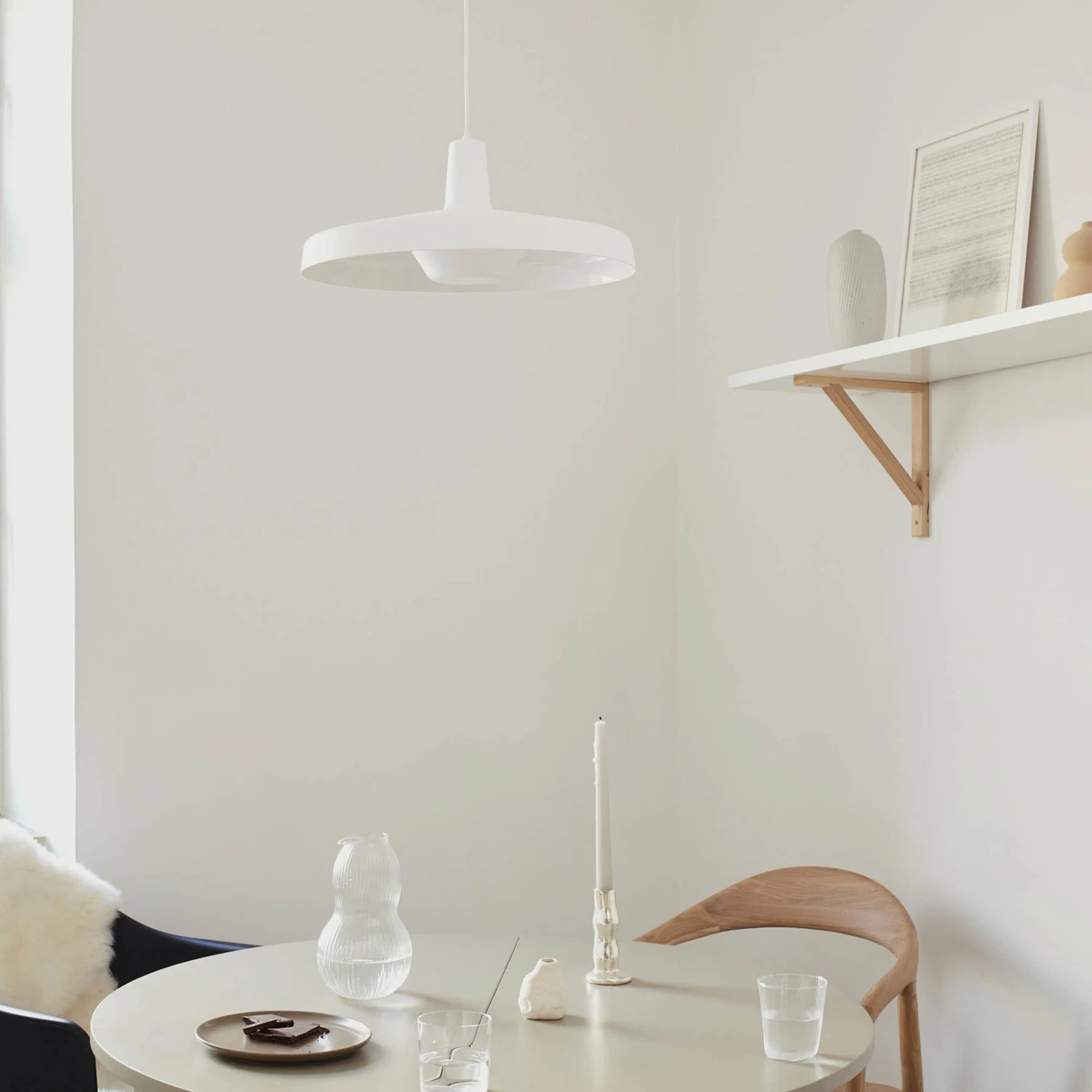 GRUPA Arigato Suspension Ø 45cm Blanche 5 GRUPA Arigato Suspension Ø 45cm Blanche – Image 3