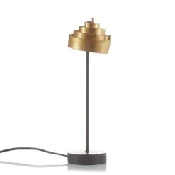 Jolie Lampe à Poser BANDEROLE GOLD En Fer -Paulmann || Hera Soldes 4512084 2