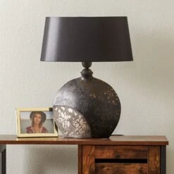 Lampe à Poser Mary, Céramique Et Chintz, 50 cm -Paulmann || Hera Soldes 4512565 1