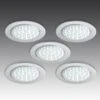 Hera Set De 5 Spots Encastrés LED R 68 Aspect Inox -Paulmann || Hera Soldes 4514049