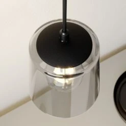 Suspension Lucea à 1 Lampe, Smoke -Paulmann || Hera Soldes 4549035 4