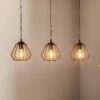 Suspension Agat Noire, à 3 Lampes Allongée -Paulmann || Hera Soldes 4549060