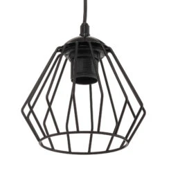 Suspension Agat Noire, à 3 Lampes Allongée -Paulmann || Hera Soldes 4549060 4