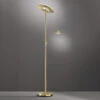 Lampadaire Indirect LED Dent à Liseuse CCT, Laiton -Paulmann || Hera Soldes 4582003