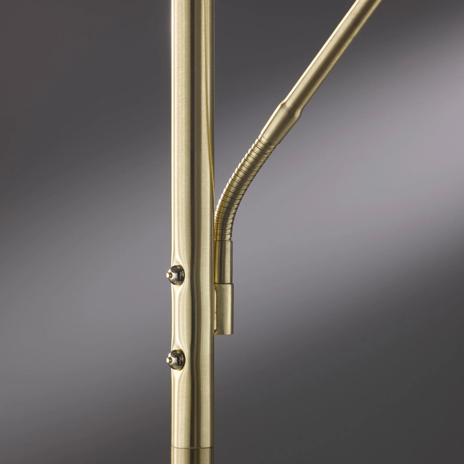 Lampadaire Indirect LED Dent à Liseuse CCT, Laiton 10 Lampadaire Indirect LED Dent à Liseuse CCT, Laiton – Image 8