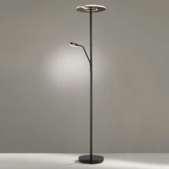 Lampadaire Indirect LED Dent à Liseuse, CCT, Noir -Paulmann || Hera Soldes 4582005 2