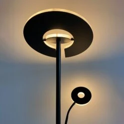 Lampadaire Indirect LED Dent à Liseuse, CCT, Noir -Paulmann || Hera Soldes 4582005 5