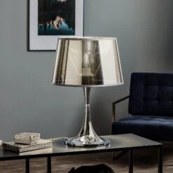 Lampe à Poser London Cromo Hauteur 48,5 Cm -Paulmann || Hera Soldes 5001765 1
