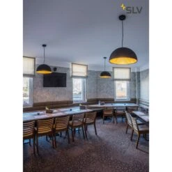 Suspension Forchini M 50 Cm Noir Doré -Paulmann || Hera Soldes 5504428 2