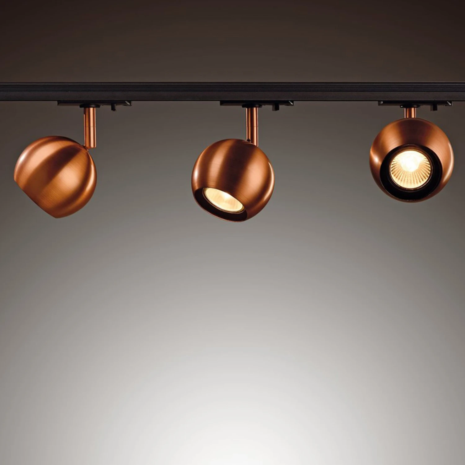 Spot Rond Light Eye Pour Rail Monophasé Cuivre 5 Spot Rond Light Eye Pour Rail Monophasé Cuivre – Image 4