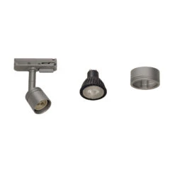 SLV Puri-Track Lot De Rails Monophasés Argentés 8 SLV Puri-Track Lot De Rails Monophasés Argentés -Paulmann || Hera Soldes 5504986 2