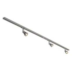 SLV Puri-Track Lot De Rails Monophasés Argentés