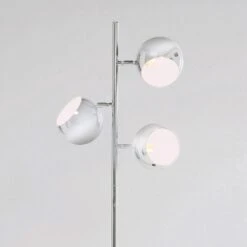 Lampadaire Rétro Chromé CALOTTA à 3 Spots -Paulmann || Hera Soldes 5517030 5