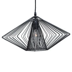 KARE Modo Wire Round Suspension Ø 44cm Noire -Paulmann || Hera Soldes 5517807 4