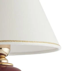 Lampe à Poser Bordeaux Hauteur 34cm Diamètre 25cm -Paulmann || Hera Soldes 5560177 4