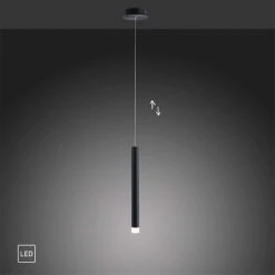 Suspension LED Bruno à 1 Lampe, Noire -Paulmann || Hera Soldes 6003167 2