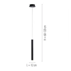 Suspension LED Bruno à 1 Lampe, Noire -Paulmann || Hera Soldes 6003167 4