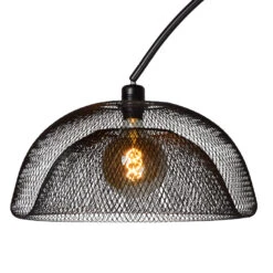 Lampadaire Mesh, Noir, Lampadaire Arqué -Paulmann || Hera Soldes 6055558 3