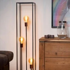 Lampadaire Arthur Avec Cadre Métal, à Trois Lampes -Paulmann || Hera Soldes 6055769 3