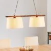 Suspension Sweden à 2 Lampes, Chêne Rustique -Paulmann || Hera Soldes 6118006