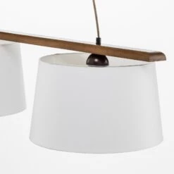 Suspension Sweden à 2 Lampes, Chêne Rustique -Paulmann || Hera Soldes 6118006 4