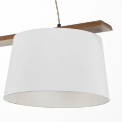 Suspension Sweden à 2 Lampes, Chêne Rustique -Paulmann || Hera Soldes 6118006 5