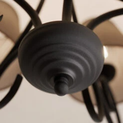 Lustre Midgrad à Cinq Lampes, Brun -Paulmann || Hera Soldes 6118158 4