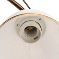 Suspension Roma En Blanc Et Brun, à Trois Lampes -Paulmann || Hera Soldes 6118231 8