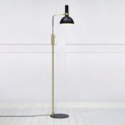 Markslöjd Lampadaire Larry Dimmable, Noir-laiton -Paulmann || Hera Soldes 6505664 1