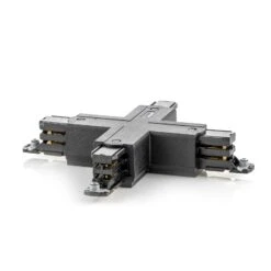Global Connecteur En X Pour Rail Triphasé Noa, Noir