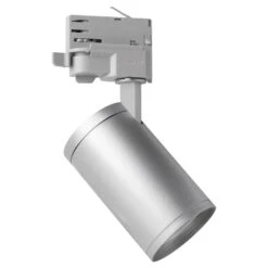 Spot Mora GU10 Pour Rail Triphasé Argenté