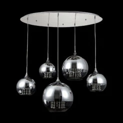 Maytoni Fermi Suspension 5 lampes Pendant Cristal -Paulmann || Hera Soldes 6727487 3