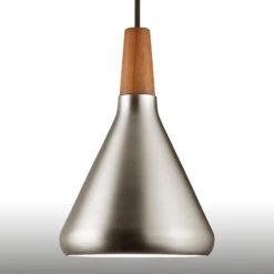 Suspension Nori En Métal, Aspect Acier Ø 18 cm -Paulmann || Hera Soldes 7005133 2