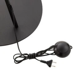 Lampadaire Arqué Avec Abat-jour Noir Et Doré -Paulmann || Hera Soldes 7022121 8