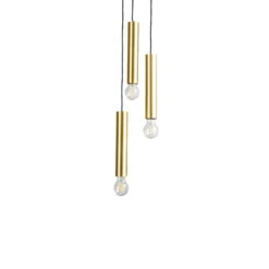 Douille Suspendue Baton, Laiton, à Trois Lampes -Paulmann || Hera Soldes 7022248 3