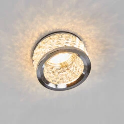 Spot Encastrable Iwen Serti De Cristaux Chromé -Paulmann || Hera Soldes 7254893 3