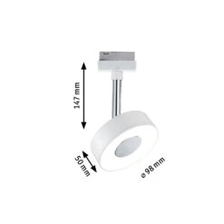 Paulmann URail Circle Spot LED Rond En Blanc -Paulmann || Hera Soldes 7600718 1