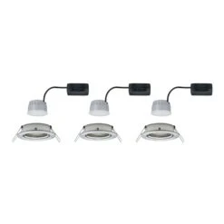 Paulmann 3 spots Nova Coin Rond Inclinable, Fer -Paulmann || Hera Soldes 7601368 1