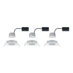 Paulmann 3 spots Nova Coin Rond Inclinable, Blanc -Paulmann || Hera Soldes 7601369 1