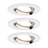 Paulmann Nova Plus 3 Spots LED Rond Blanc-chromé 1 Paulmann Nova Plus 3 Spots LED Rond Blanc-chromé -Paulmann || Hera Soldes 7601412