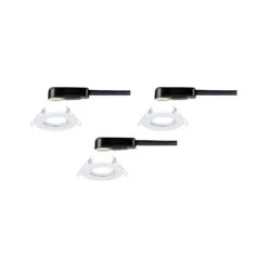Paulmann 3 Lampes Encastrées GU10 Fixe, Blanche -Paulmann || Hera Soldes 7602305 3