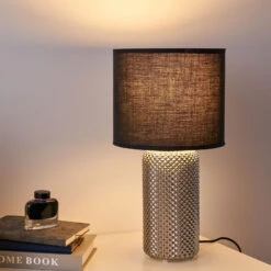 Pauleen Bright Jewel Lampe à Poser Abat-jour Tissu -Paulmann || Hera Soldes 7602420 1